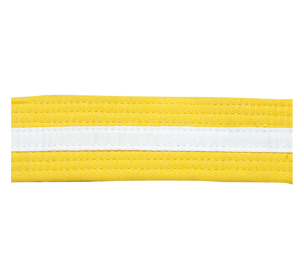WHITE STRIPED BELTS