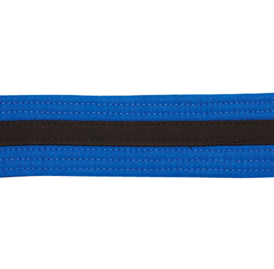 Blue, Black Striped, Double Wrap