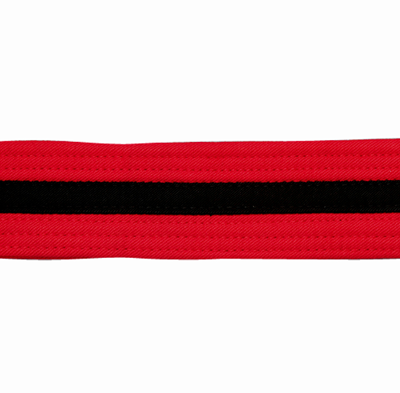 Red, Black Striped, Double Wrap